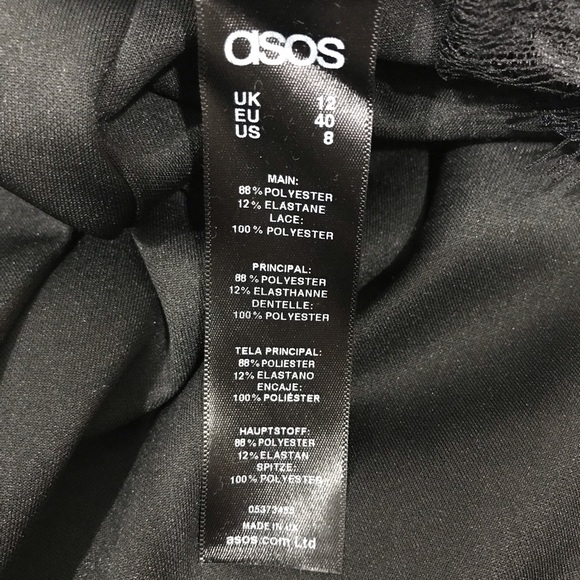 ASOS maternity fitted black dress - Picture 7 of 8